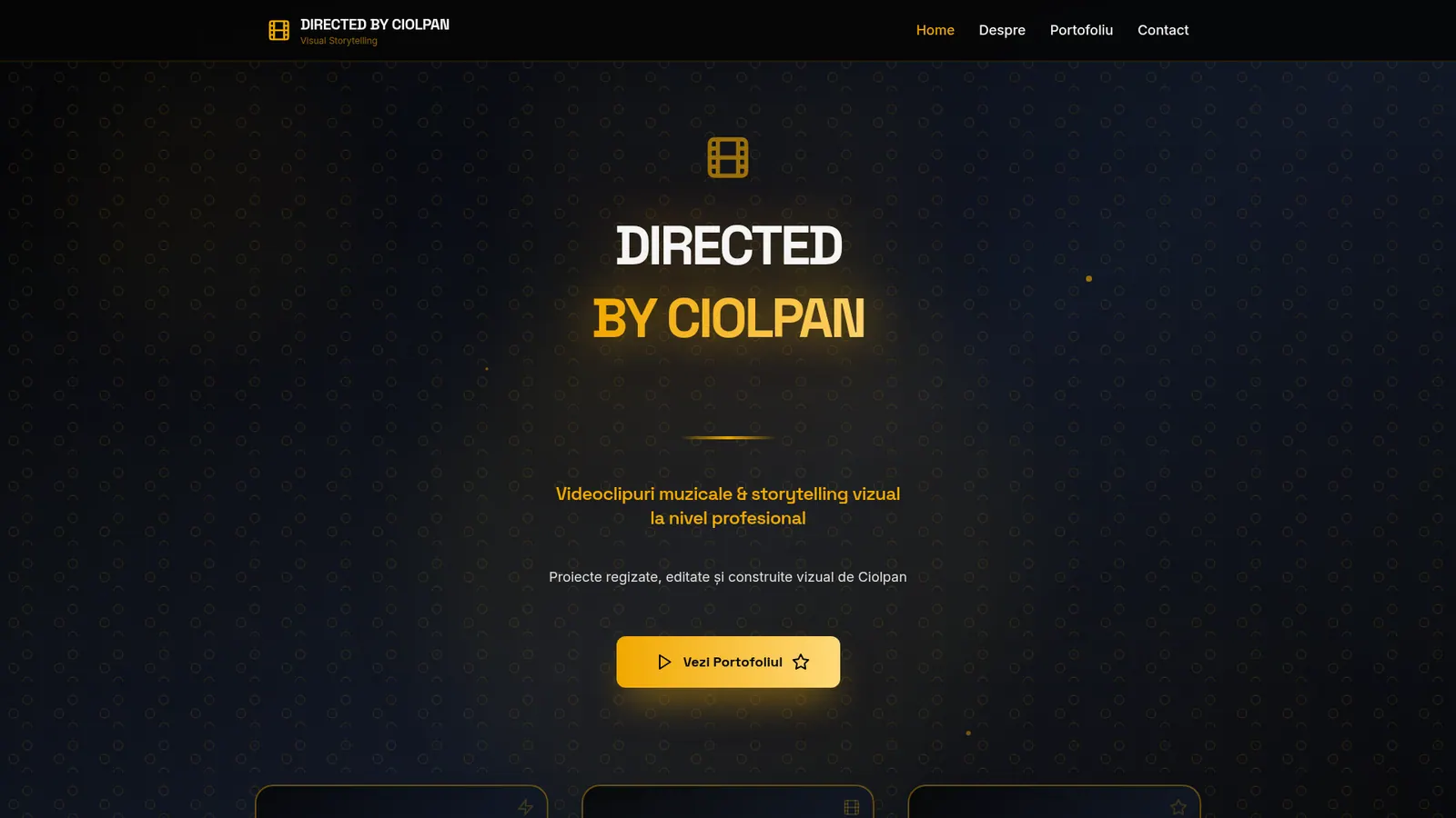 Directed by Ciolpan, portofoliu regizor