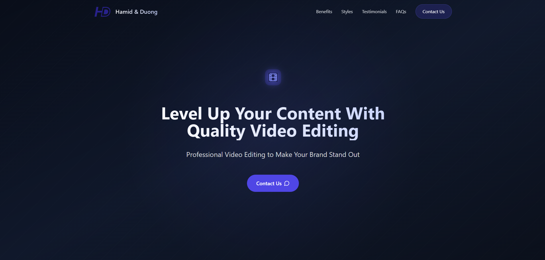 Video Editing Service Website