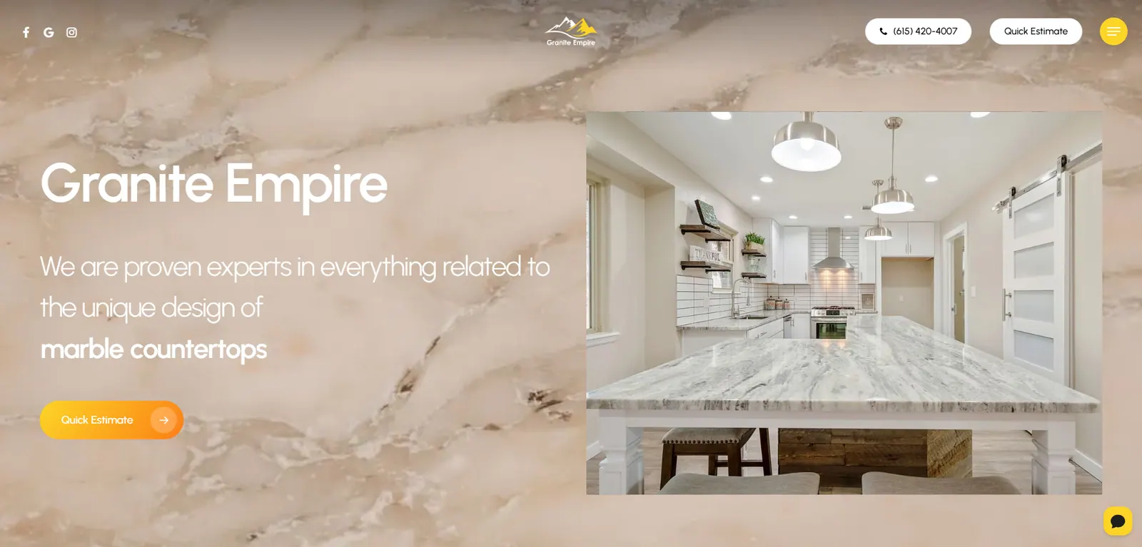 Optimizare SEO pentru Granite Empire - La Vergne