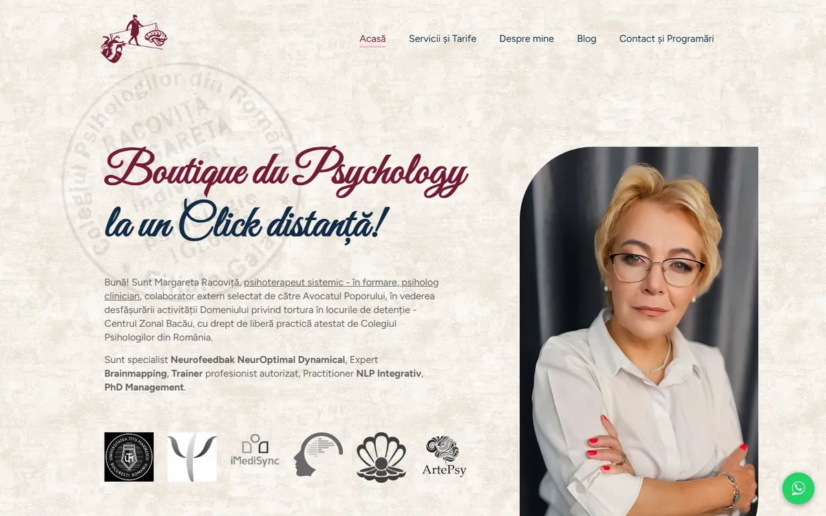 Cabinet de Psihologie - Marga Racoviță