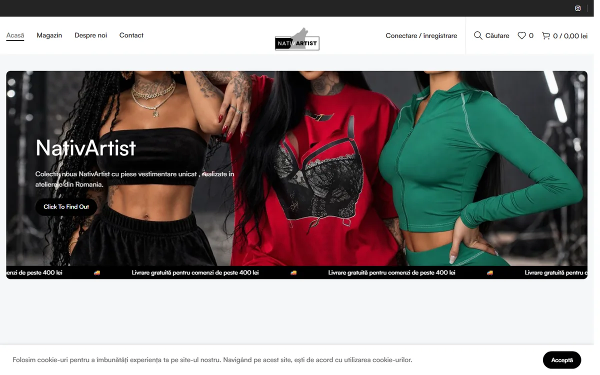 NativArtist, brand de îmbrăcăminte