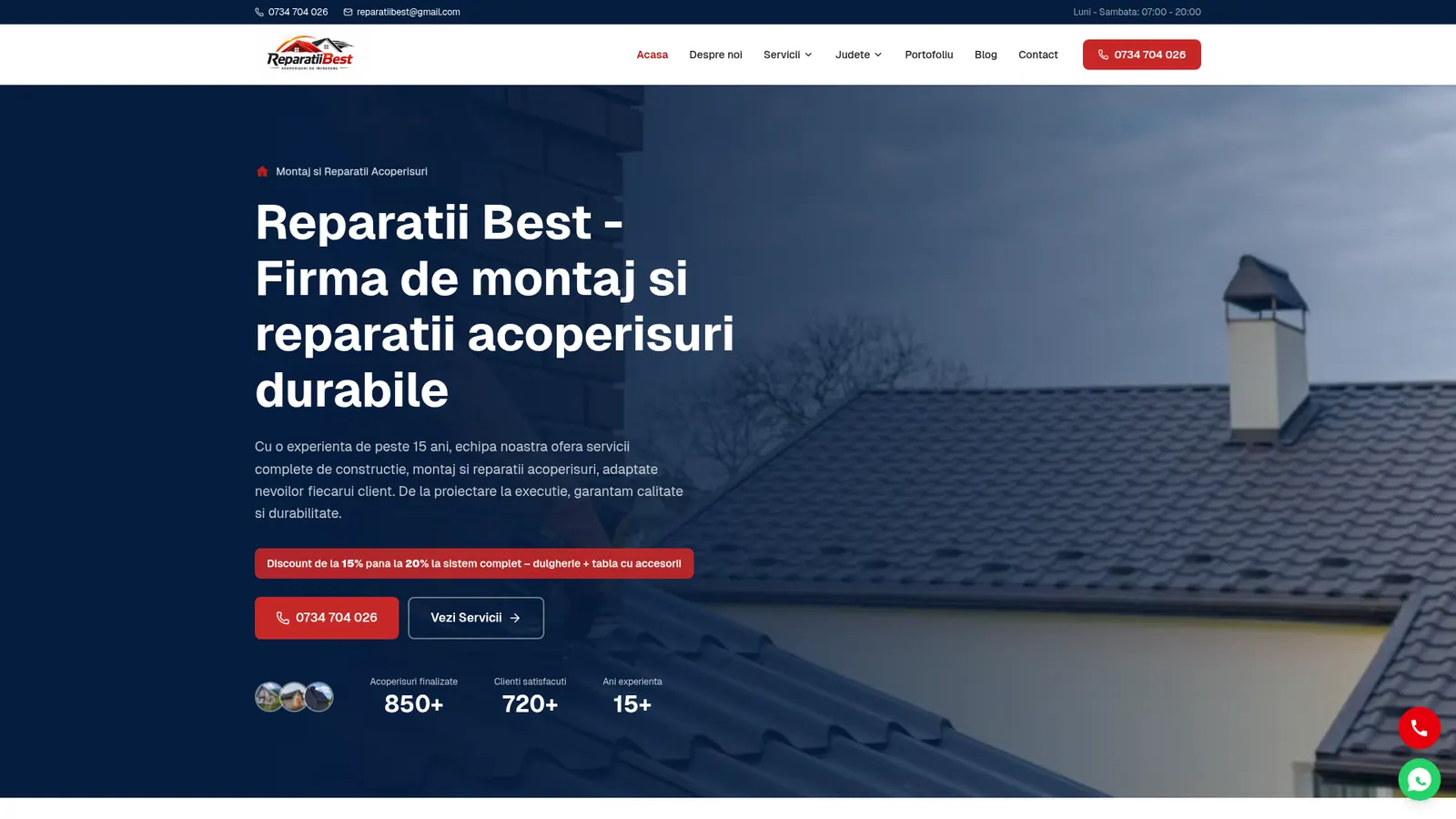 Reparații Best, acoperișuri și hidroizolații